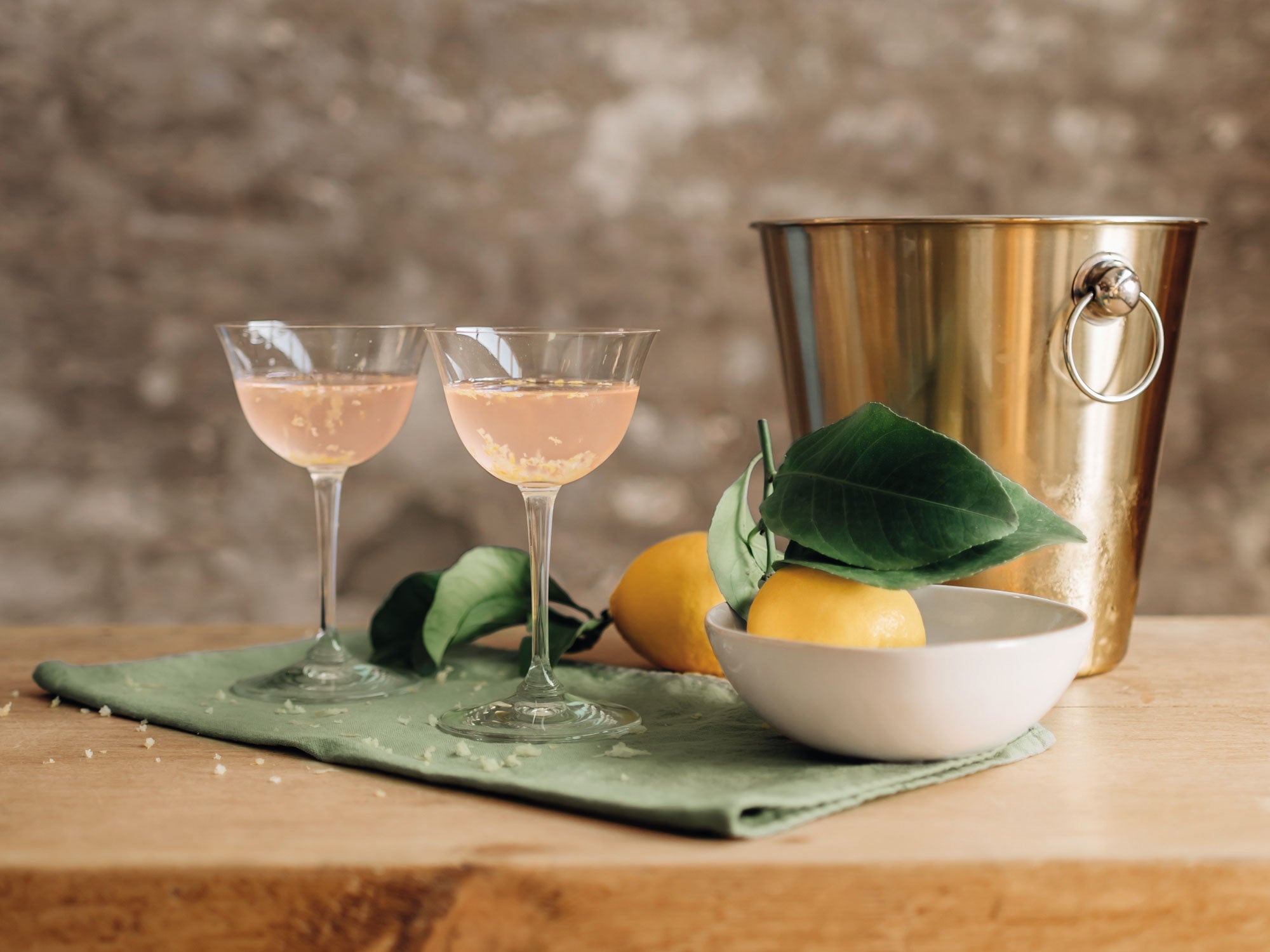 Rhubarb & Ginger Tini