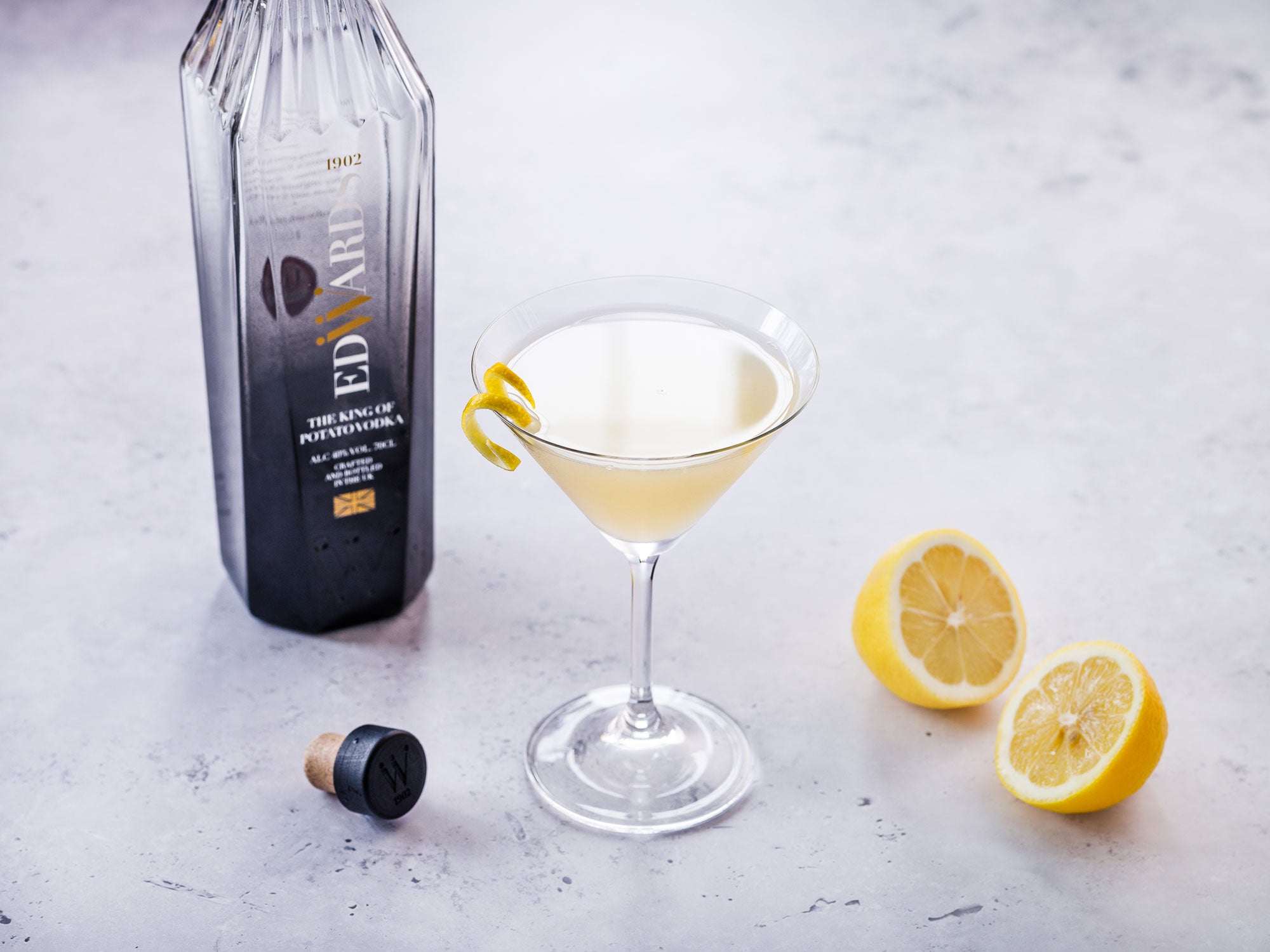 The Lemon Sherbet Martini