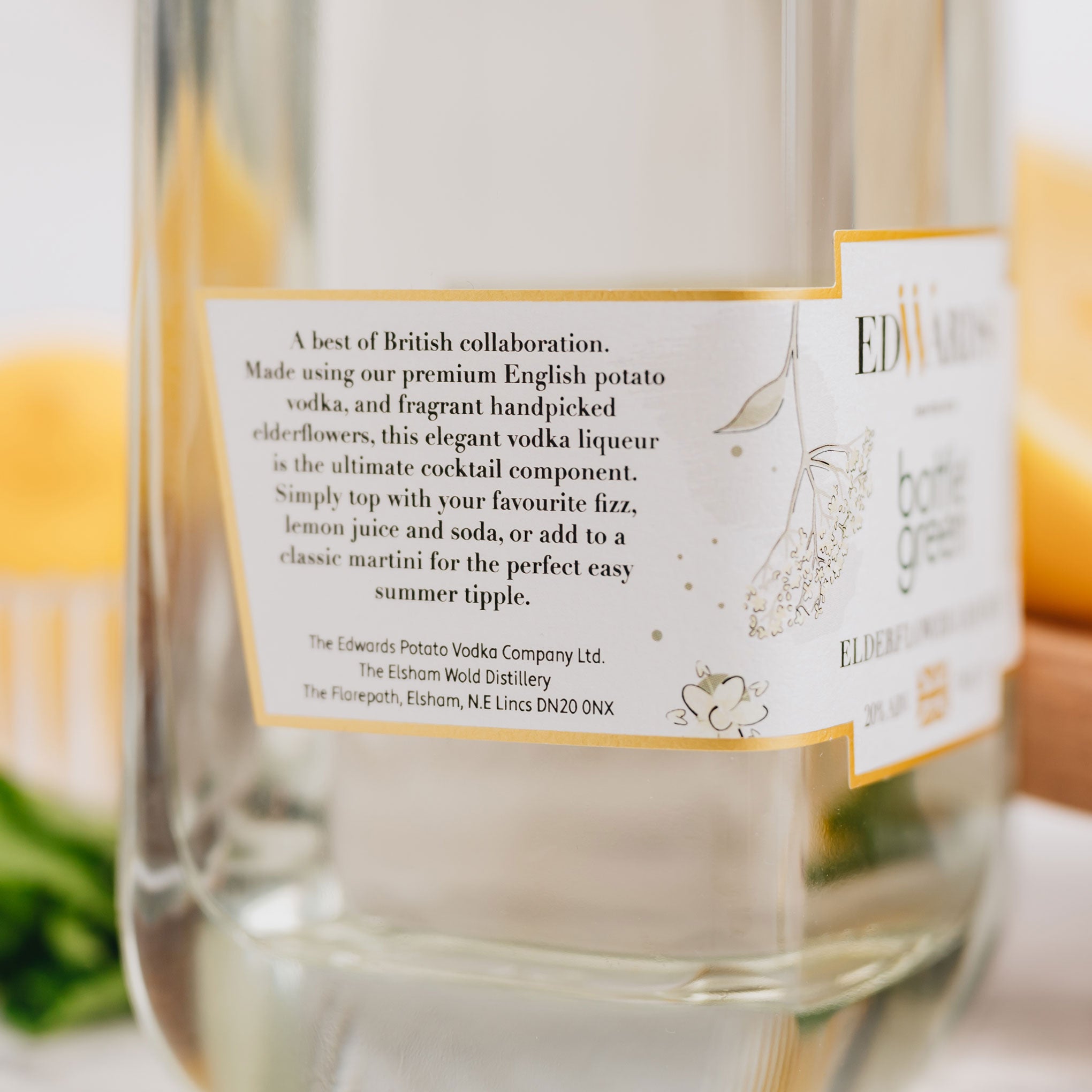 Handpicked Elderflower Liqueur